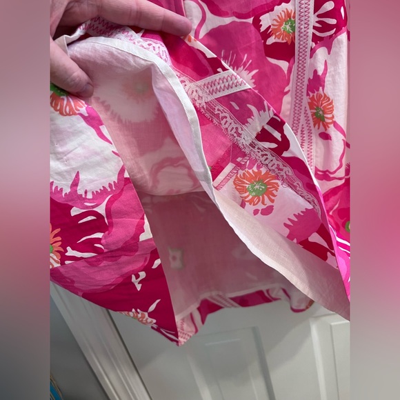 Lilly Pulitzer Size 4 A-line skirt. Rich, bright colors. - Picture 8 of 11